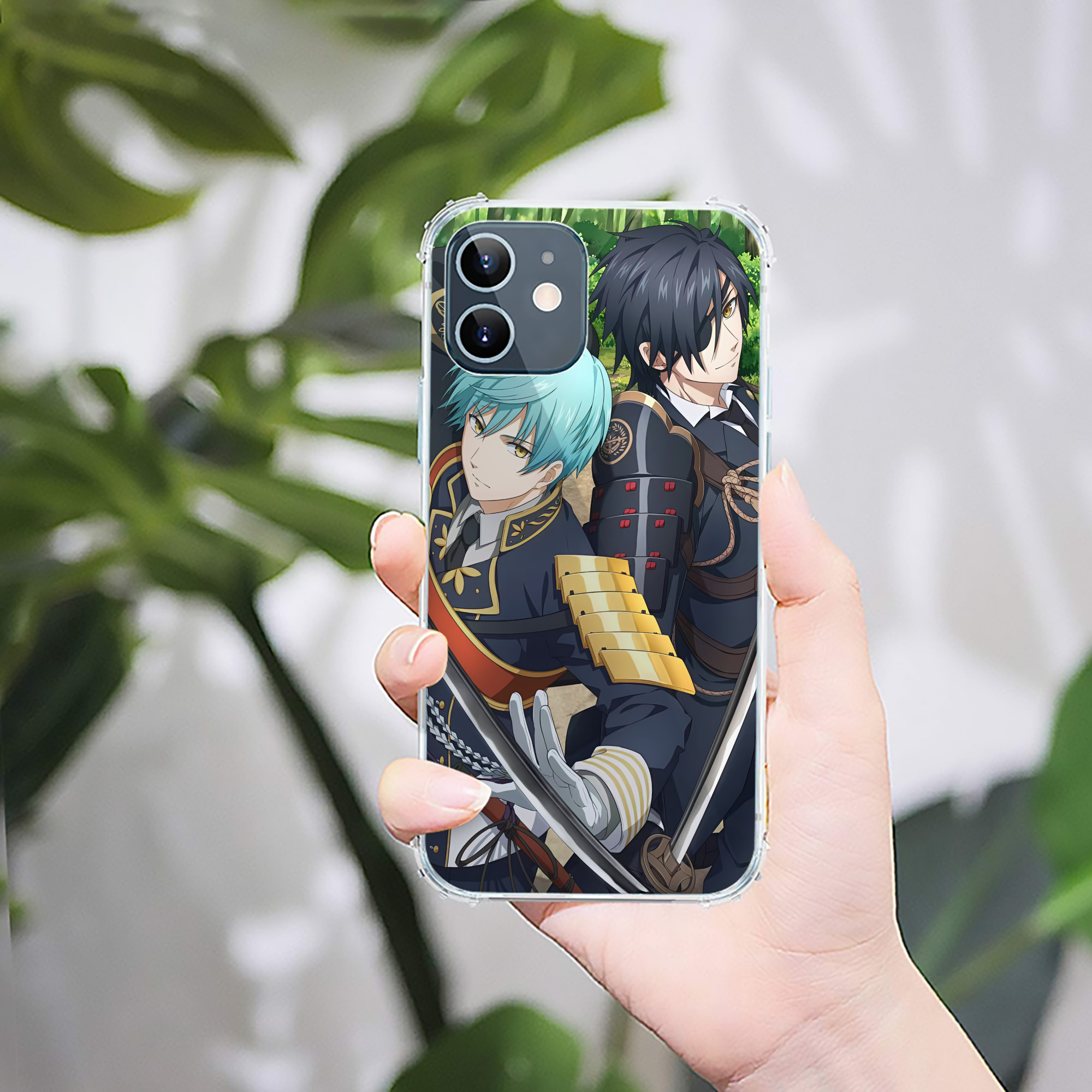 （画像用） 刀剣乱舞 Touken Ranbu 【iPhone 12シリーズ対応】透明スマホケース（クリアソフトケース）